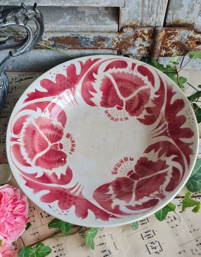 Ancien plat creux amand - creux,