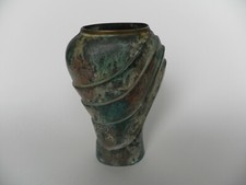 vase art déco métal bronze