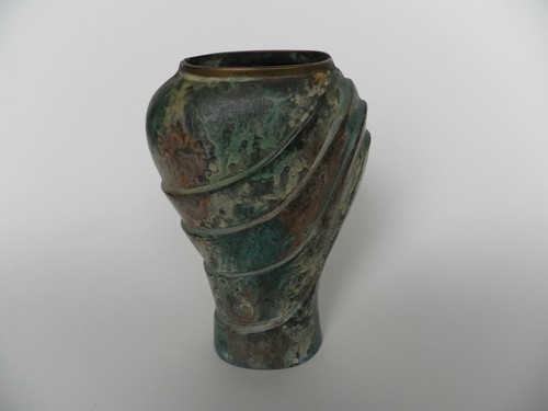 Vase art déco métal - vase,