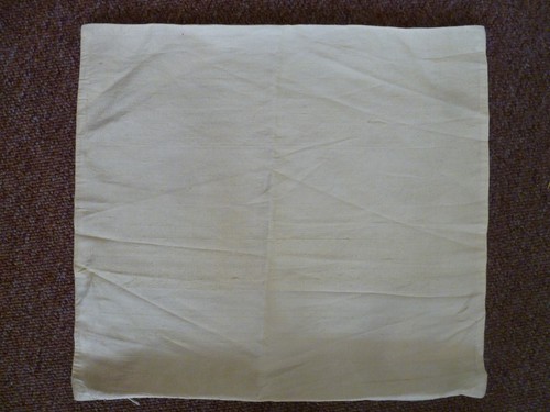 Housse coussin soie - de, en
