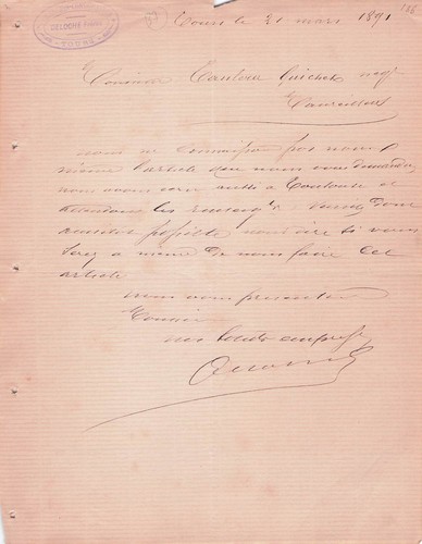 Tours negociant deloche - 37,