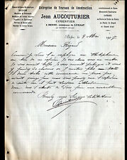 BESSE prés LUSSAT (23) CIMENT