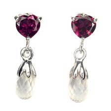 925 Argent Sterling Boucles