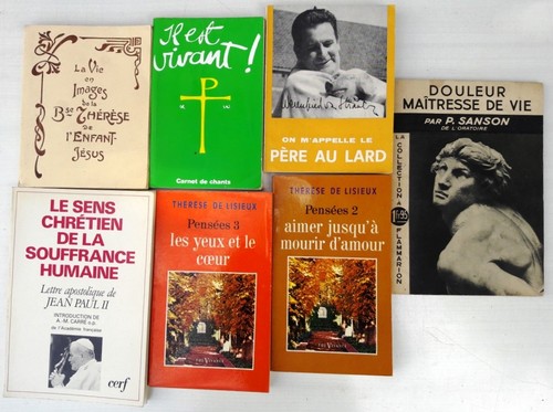 Lot livres religion - de,