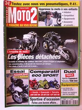 MOTO 2  n°164; Enquête pièces détachées/ Comparatif 600 Sport/ Ducati 1000 DS mu