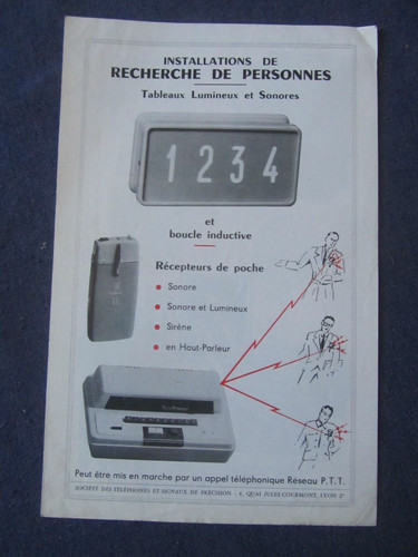 Ancienne brochure societe des - ancienne,