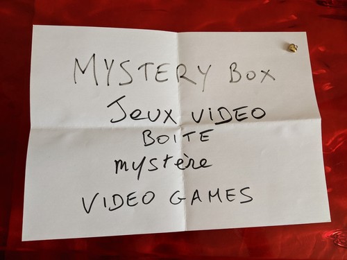Boîte mystère jeux vidéo - mystère,