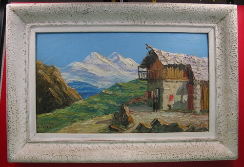 Tableau huile sur - huile,