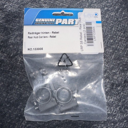 Lrp rebel rear hub carriers - rebel,