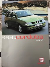 Catalogue / Brochure SEAT CORDOBA VARIO de 2000 -