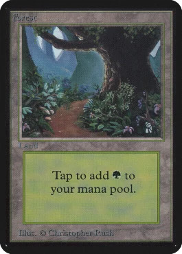 Magic mtg forest alpha - forest,
