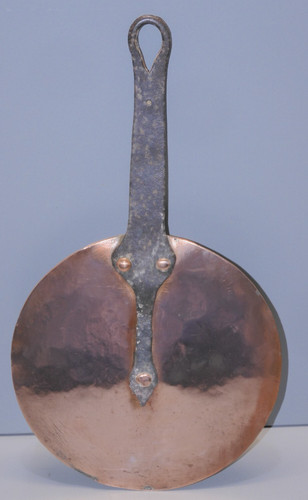 Ancien couvercle cuivre fer - -ancien,