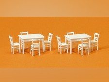 PREISER 2 tables et 8 chaises