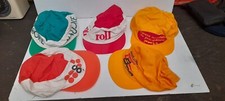 Lot 5 Casquette Ancienne Publicitaire Vintage 