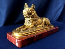 BRONZE ANIMALIER LOUP EMMANUEL