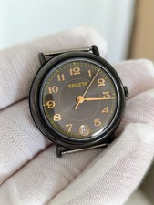 Montre Raketa Prince Noir | Montre Homme Vintage Soviétique Mécanique