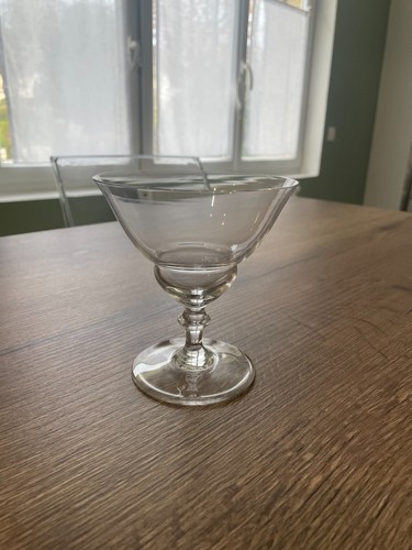 Ancien verre eau cristal - verre, en