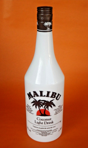 Bouteille vide malibu - bouteille,