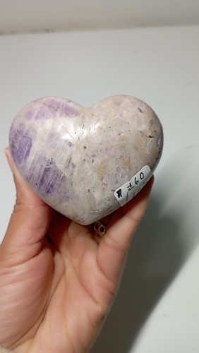 160g coeur améthyste chevron - améthyste,