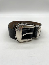 Ceinture basse en cuir de