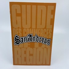 Notice Sony Playstation 2 PS2 GTA San Andreas Guide Des Commerces - Version PAL
