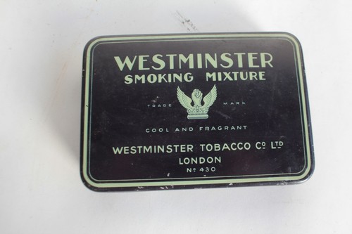 Boîte tabac tôle - tabac,