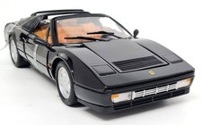 Anson 1/18 Ferrari 328 GTS Black Diecast Scale Model Car