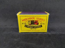 Matchbox Series Moko Lesney n°35 Marshall Horse Box Boite Vide D’origine