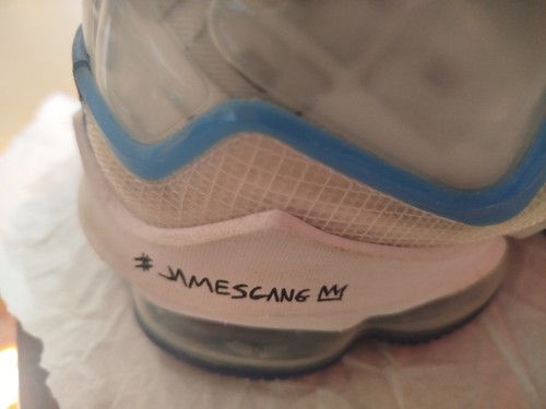 Lebron james signed shoes - lebron,