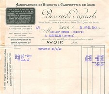 1943    BISCUITS VIGNALS A