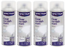 Lot 4 Vernis spray Aérosol Transparent incolore Mat Tout type de surface