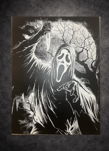 Ghostface scream wall art - ghostface,