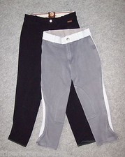 LOT de 2 Pantalons d'Equitation FOUGANZA / GEOLOGIC, Taille 8 ans --- (LPE_153)