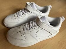 Nike Court Borought Chaussures Sneakers Cuir Blanc Neuves