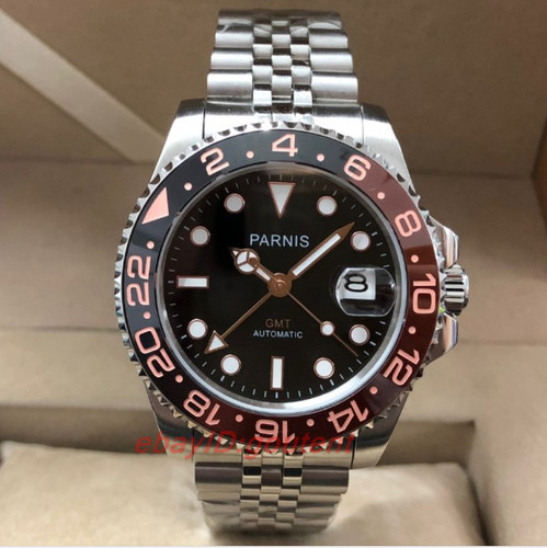 40mm parnis black dial - 40mm,
