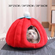 Lit pour chat grotte maison pour chat lit pour chaton chauffant chat igloo lit
