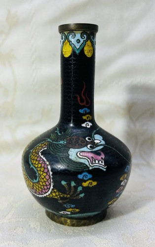 Chinese enamel cloisonne - enamel,