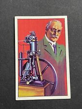 Carte PANINI L’Histoire De L’Automobile 1973 N.42 DIESEL RUDOLF Allemagne