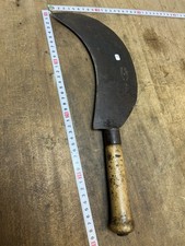 Serpe old tool / OUTIL ANCIEN 19e Forgé Signée ( Réf n° 12)