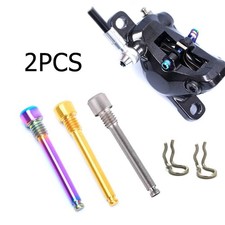 2Pcs Boulons d'étrier de frein à disque vélo en alliage titane avec clip à r