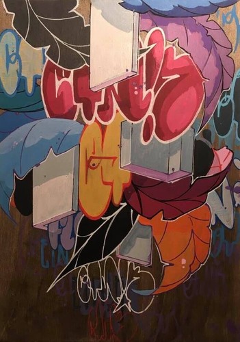 Etnik peinture sur - (it), -peinture