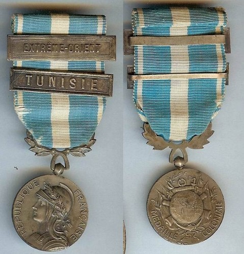Médaille coloniale module - -,