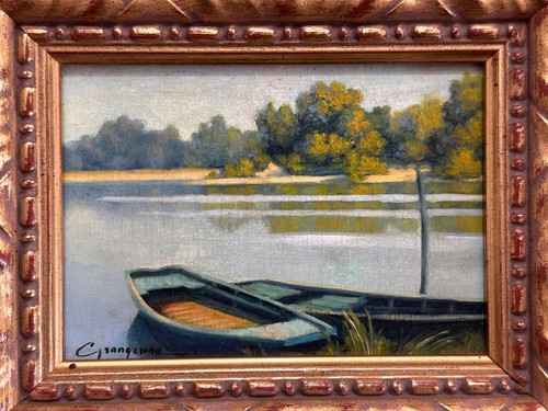Petit tableau ancien huile - petit,
