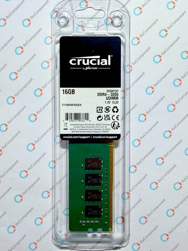 16go ram fixe crucial - 16go,