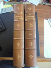 Le Larousse Pour Tous anciens Dictionnaires 2 Volumes Claude Augé Années 1900