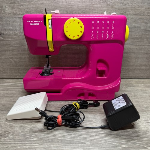 Janome 525b new home pink - new,