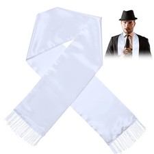 Geyoga White Scarf Men 1920's