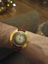 Montre Timex Electric Vintage Non teste Plaque Or Pour Pièces Ou Réparation