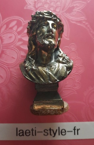 R09107 ancien buste jésus - ancien,