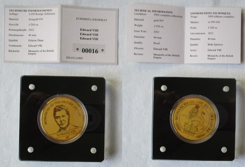 Gold 200 round monarchs - 1/200,